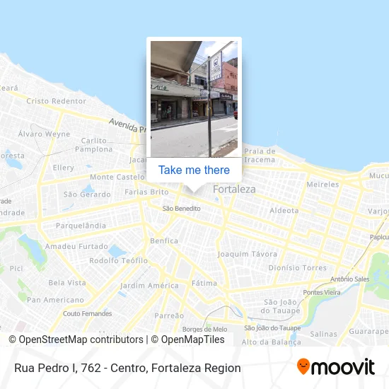 Rua Pedro I, 762 - Centro map