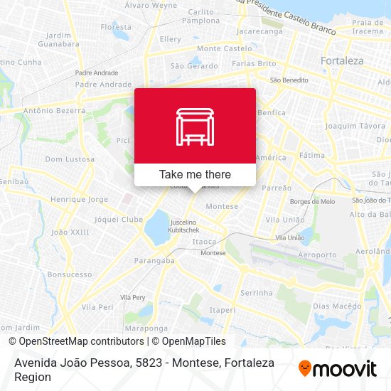 Avenida João Pessoa, 5823 - Montese map