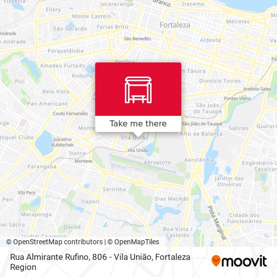 Rua Almirante Rufino, 806 - Vila União map
