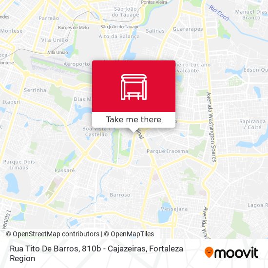 Rua Tito De Barros, 810b - Cajazeiras map