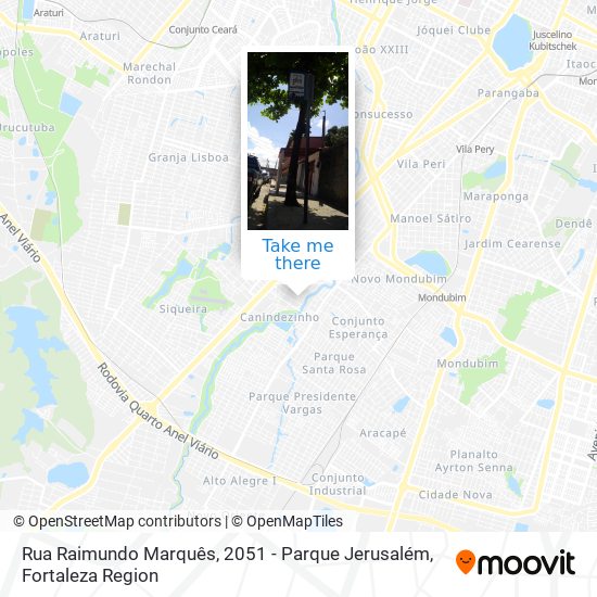 Rua Raimundo Marquês, 2051 - Parque Jerusalém map