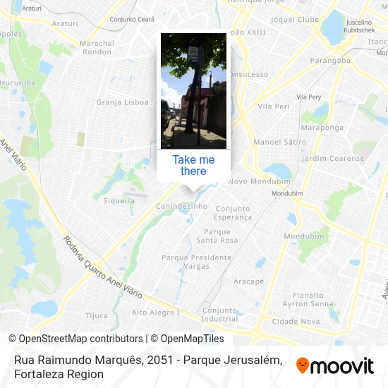 Rua Raimundo Marquês, 2051 - Parque Jerusalém map