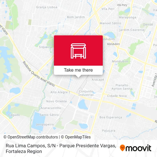 Rua Lima Campos, S / N - Parque Presidente Vargas map
