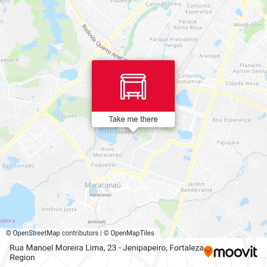 Rua Manoel Moreira Lima, 23 - Jenipapeiro map