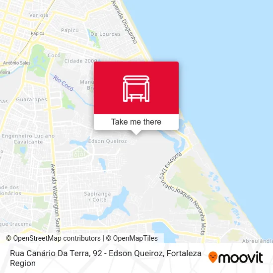 Rua Canário Da Terra, 92 - Edson Queiroz map