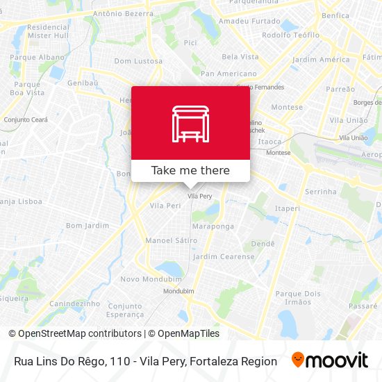 Rua Lins Do Rêgo, 110 - Vila Pery map