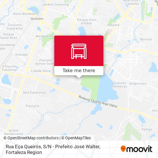 Rua Eça Queirós, S / N - Prefeito José Walter map