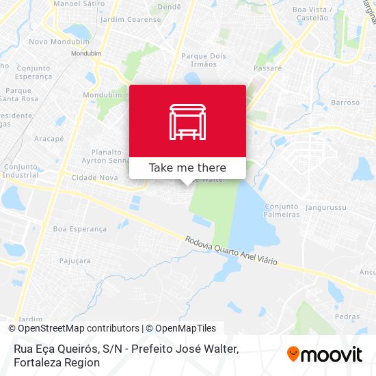 Rua Eça Queirós, S / N - Prefeito José Walter map