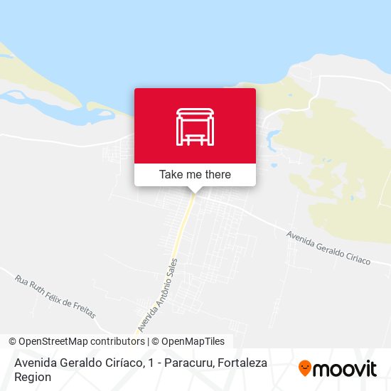 Avenida Geraldo Ciríaco, 1 - Paracuru map