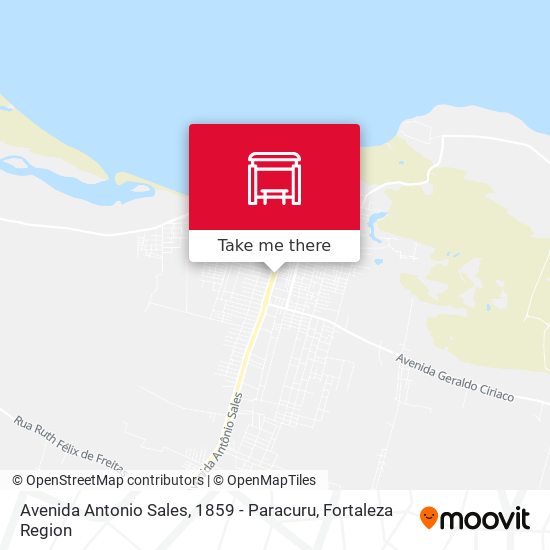 Avenida Antonio Sales, 1859 - Paracuru map