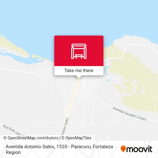 Avenida Antonio Sales, 1520 - Paracuru map