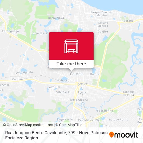 Rua Joaquim Bento Cavalcante, 799 - Novo Pabussu map