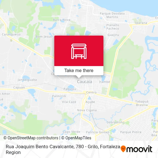 Rua Joaquim Bento Cavalcante, 780 - Grilo map