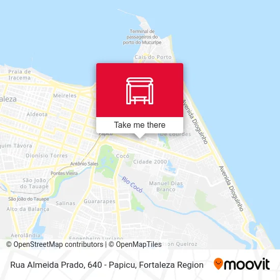 Rua Almeida Prado, 640 - Papicu map