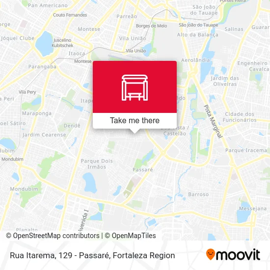 Rua Itarema, 129 - Passaré map