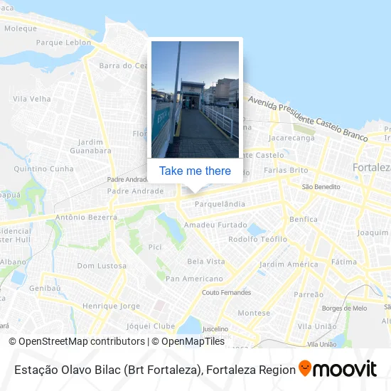 Estação Olavo Bilac (Brt Fortaleza) map