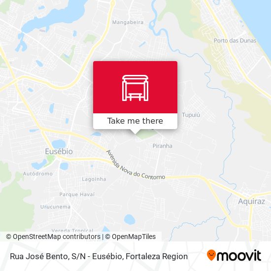 Rua José Bento, S/N - Eusébio map