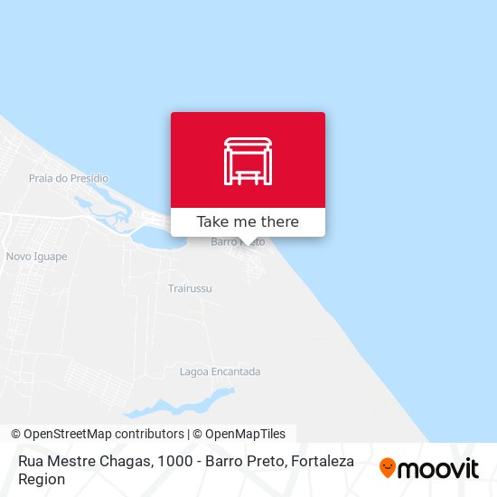 Mapa Rua Mestre Chagas, 1000 - Barro Preto