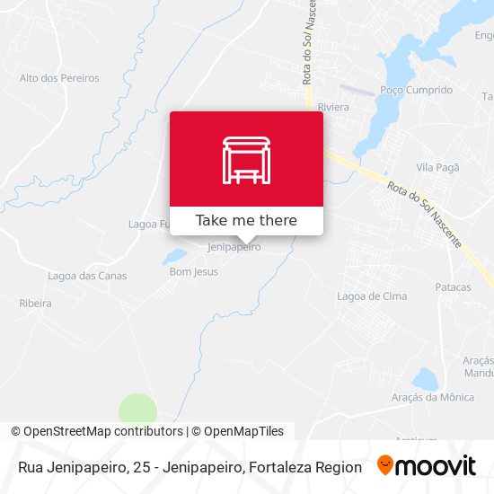 Rua Jenipapeiro, 25 - Jenipapeiro map