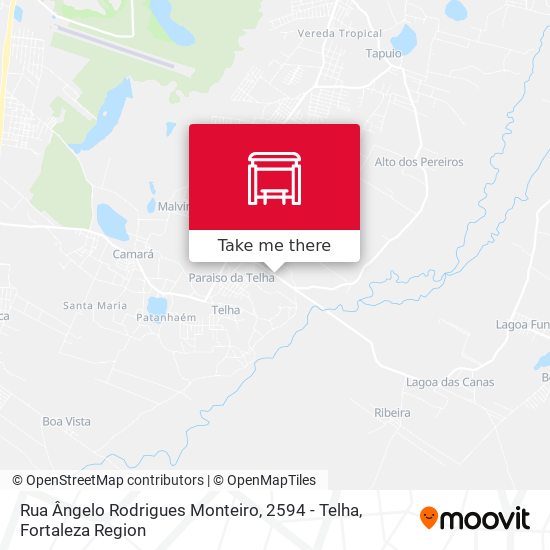 Rua Ângelo Rodrigues Monteiro, 2594 - Telha map