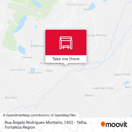Rua Ângelo Rodrigues Monteiro, 1402  - Telha map