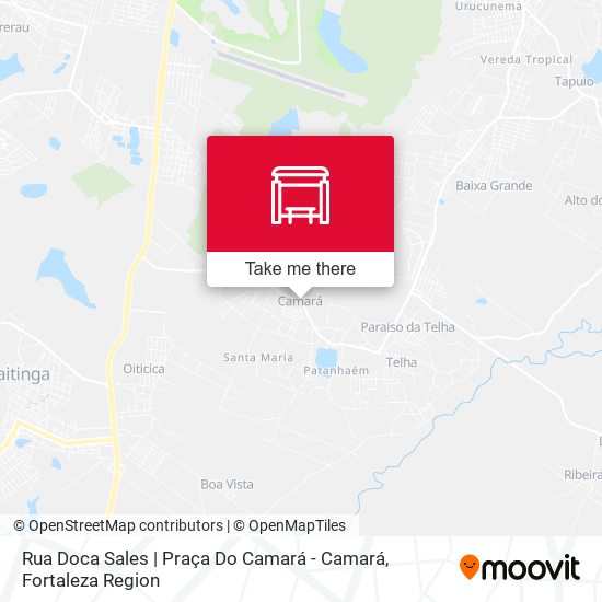 Rua Doca Sales | Praça Do Camará - Camará map