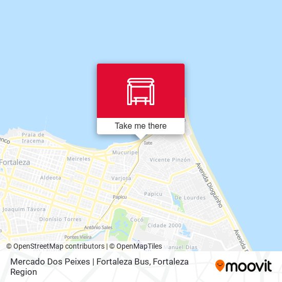 Mercado Dos Peixes  | Fortaleza Bus map