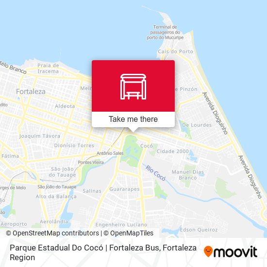 Parque Estadual Do Cocó | Fortaleza Bus map