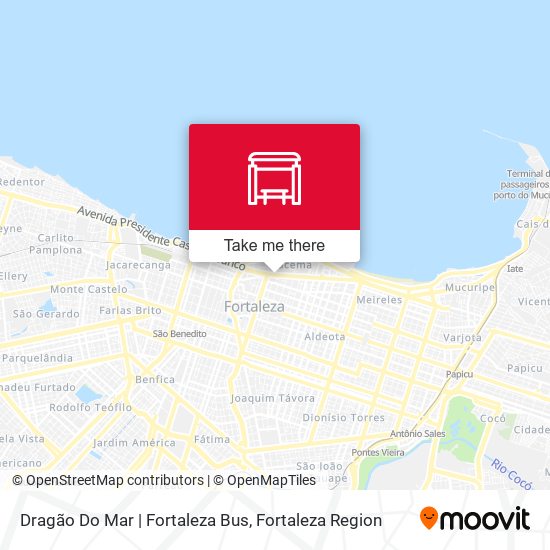 Mapa Dragão Do Mar | Fortaleza Bus