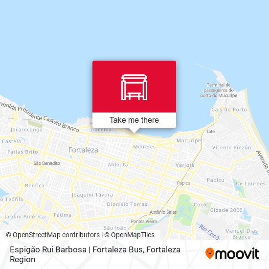 Espigão Rui Barbosa | Fortaleza Bus map