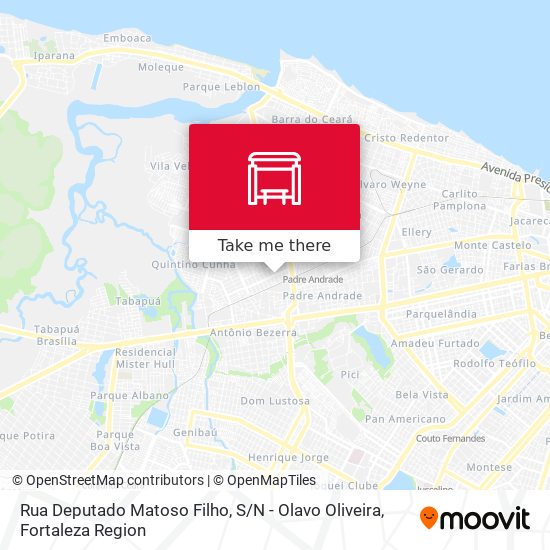 Mapa Rua Deputado Matoso Filho, S / N - Olavo Oliveira