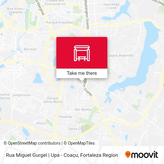 Rua Miguel Gurgel | Upa - Coaçu map