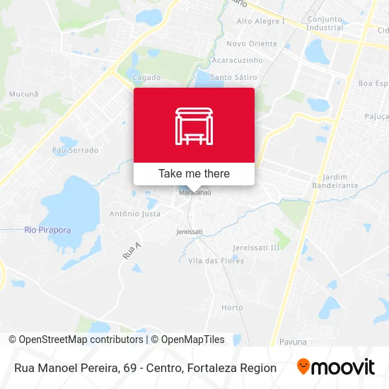 Rua Manoel Pereira, 69 - Centro map