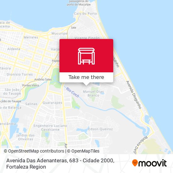 Avenida Das Adenanteras, 683 - Cidade 2000 map