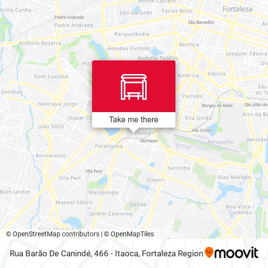 Rua Barão De Canindé, 466 - Itaoca map