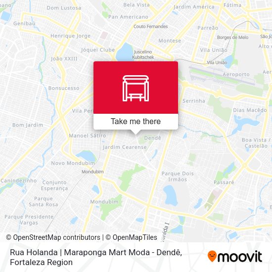 Rua Holanda | Maraponga Mart Moda - Dendê map