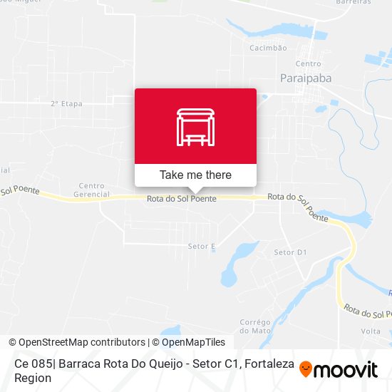 Ce 085| Barraca Rota Do Queijo - Setor C1 map