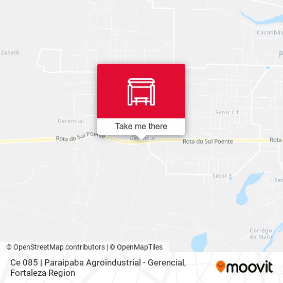 Ce 085 | Paraipaba Agroindustrial - Gerencial map