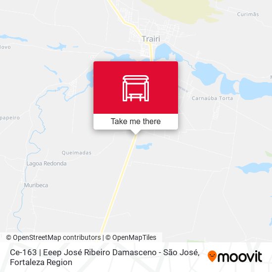 Ce-163 | Eeep José Ribeiro Damasceno - São José map