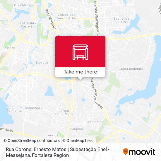 Rua Coronel Ernesto Matos | Subestação Enel - Messejana map