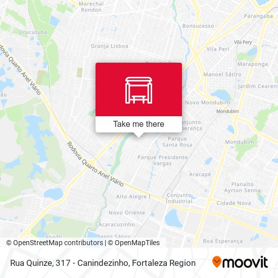 Rua Quinze, 317 - Canindezinho map