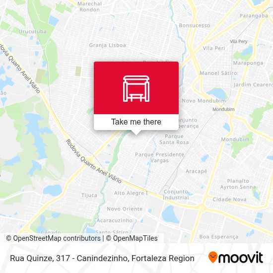 Rua Quinze, 317 - Canindezinho map