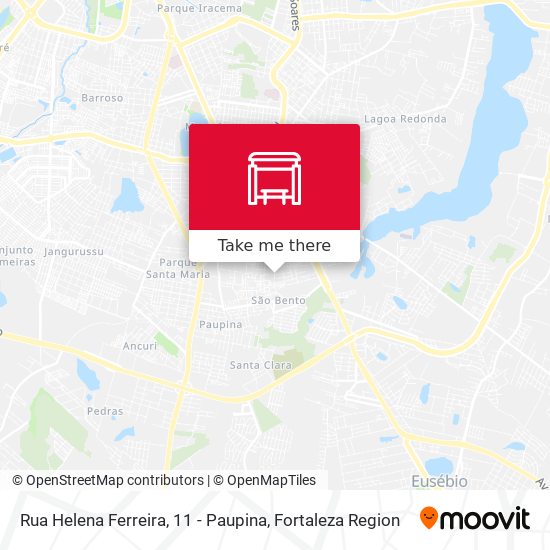 Rua Helena Ferreira, 11 - Paupina map