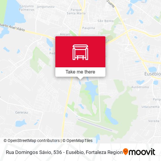 Rua Domingos Sávio, 536 - Eusébio map