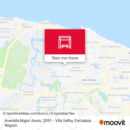 Avenida Major Assis, 2091 - Vila Velha map