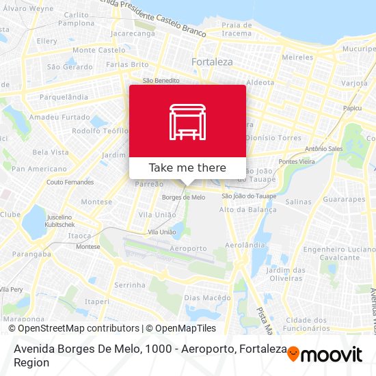 Avenida Borges De Melo, 1000 - Aeroporto map