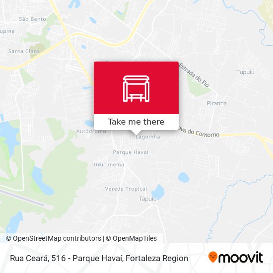 Rua Ceará, 516 - Parque Havaí map