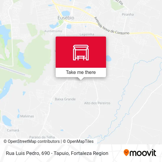 Rua Luis Pedro, 690 - Tapuio map