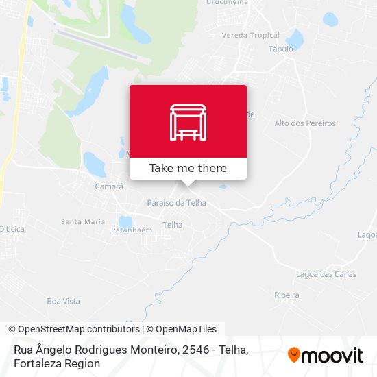 Rua Ângelo Rodrigues Monteiro, 2546 - Telha map