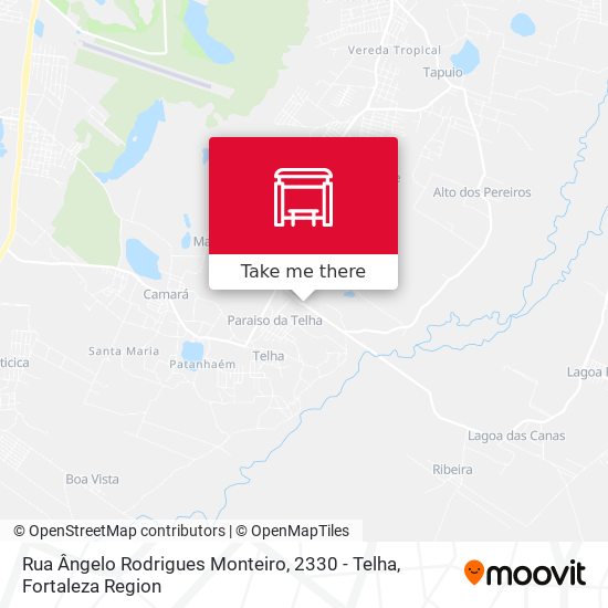 Rua Ângelo Rodrigues Monteiro, 2330 - Telha map